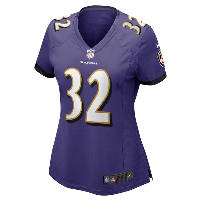 Maillot de match Nike Marcus Williams violet Baltimore Ravens pour femme