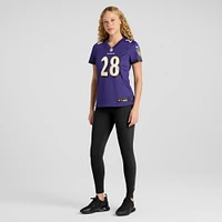 Women's Nike Sanoussi Kane  Purple Baltimore Ravens Game Jersey