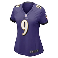 Maillot de joueur retraité Nike Steve McNair pour femme des Ravens Baltimore, violet
