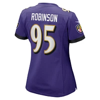 Women's Nike Tavius Robinson  Purple Baltimore Ravens Game Jersey