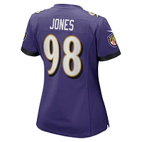 Women's Nike Travis Jones Purple Baltimore Ravens Player Game Jersey