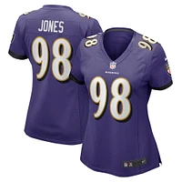 Women's Nike Travis Jones Purple Baltimore Ravens Player Game Jersey