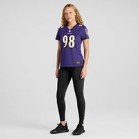 Women's Nike Travis Jones Purple Baltimore Ravens Player Game Jersey