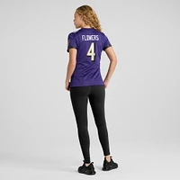 Women's Nike Zay Flowers Purple Baltimore Ravens Team Game Jersey