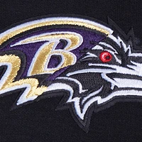 Women's Pro Standard Black Baltimore Ravens Split Logo Full-Zip Hoodie