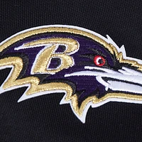 Women's Pro Standard Black Baltimore Ravens Split Logo Full-Zip Hoodie