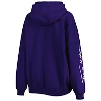 Women's Tommy Hilfiger Purple Baltimore Ravens Becca Drop Shoulder Pullover Hoodie