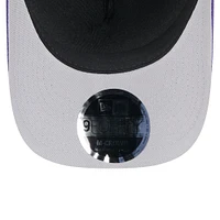 Youth New Era Black/Purple Baltimore Ravens 2025 NFL Draft 9FORTY A-Frame M-Crown Adjustable Hat