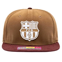 Men's Brown Barcelona Cognac Fitted Hat