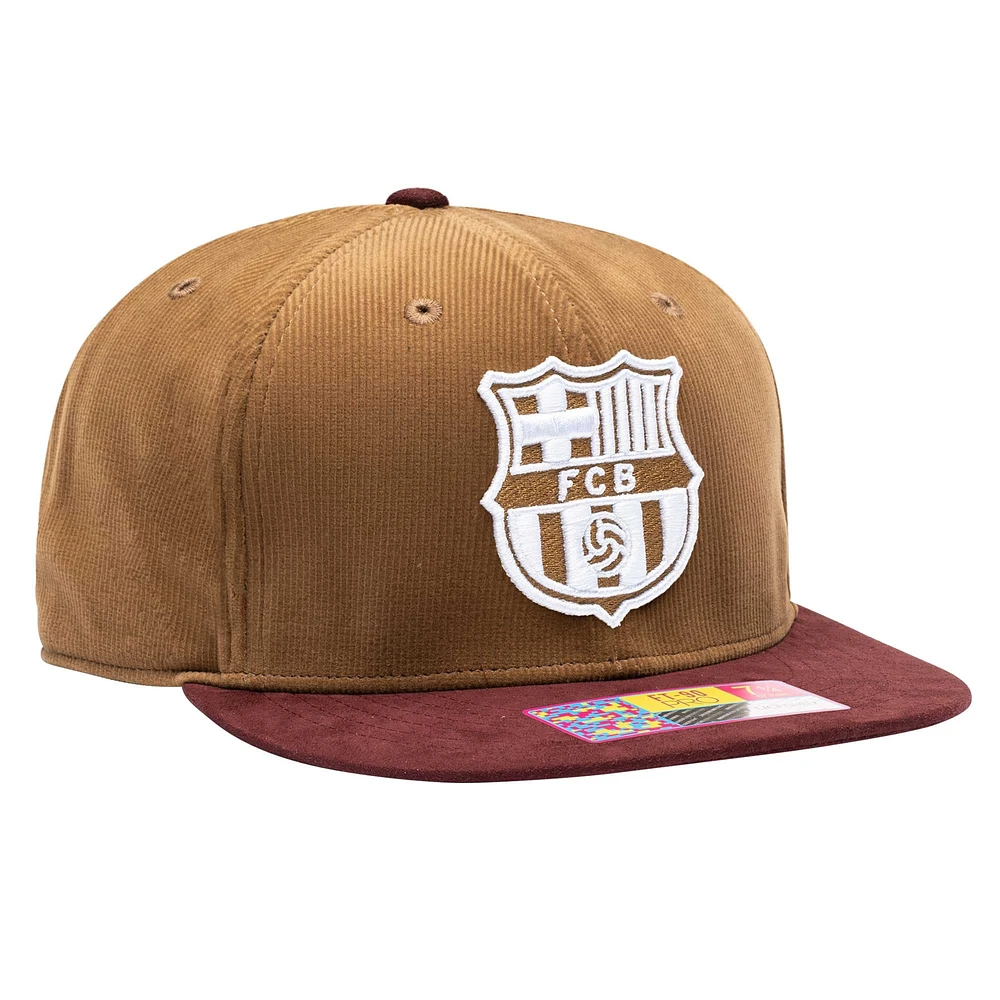 Men's Brown Barcelona Cognac Fitted Hat