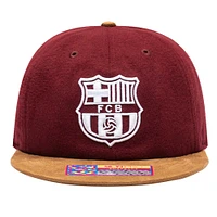 Men's Burgundy Barcelona Lafayette Snapback Hat