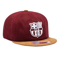 Men's Burgundy Barcelona Lafayette Snapback Hat