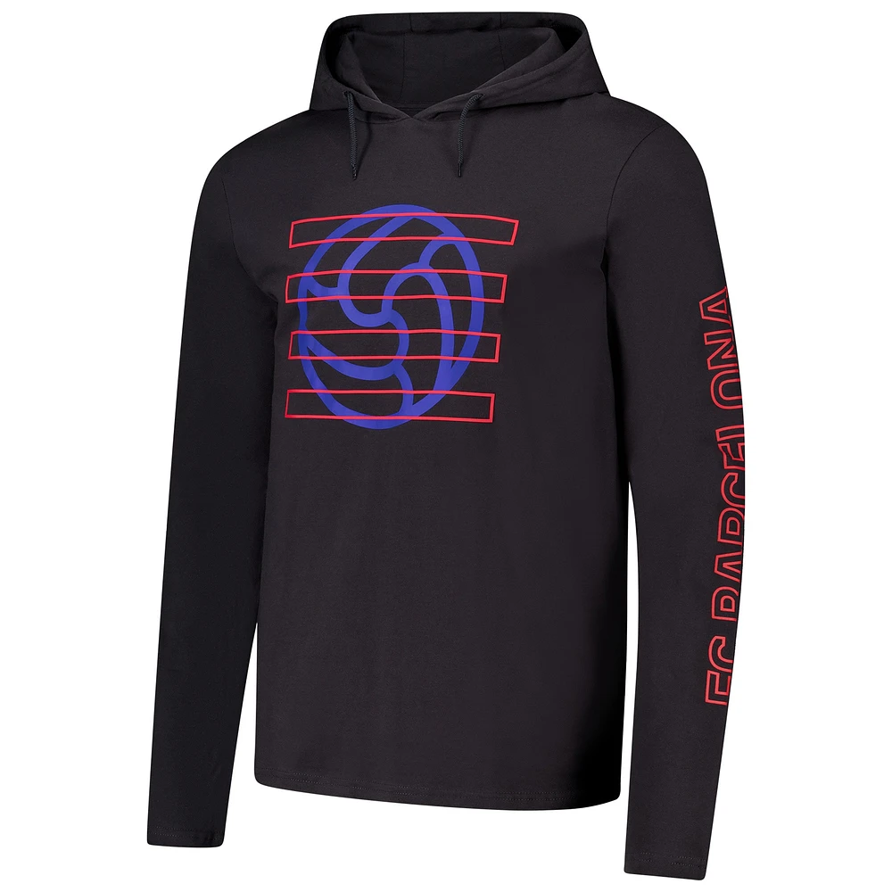 T-shirt à capuche manches longues avec logo BCL SDS F24 pour homme V117269 TEEMENL-S UPO7495