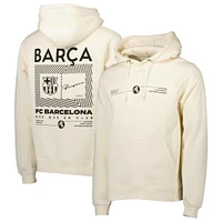 Men's Cream Barcelona Fashion Pullover Hoodie