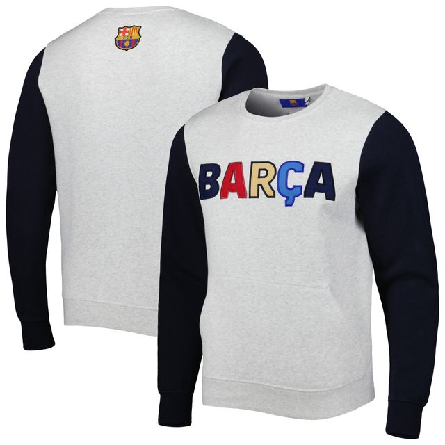 Sweat Homme Barcelona Kangourou Gris/Bleu Marine
