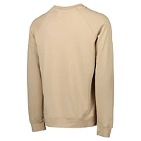 Men's Khaki Barcelona Simplicity Leisure Raglan Pullover Sweatshirt