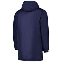 Men's Navy Barcelona Winter Field Park Full-Zip Hoodie Jacket