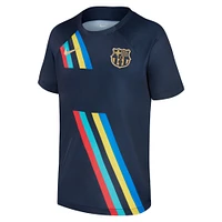 Men's Nike Navy Barcelona 2022/23 Away Pre-Match Top