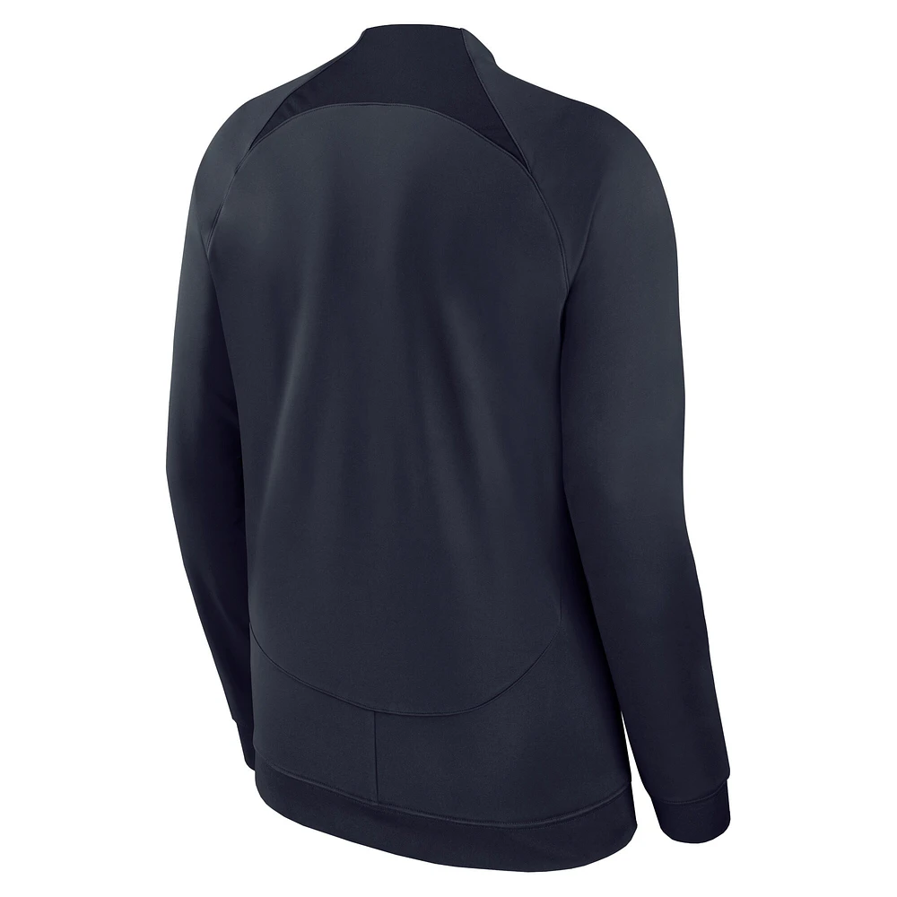 Men's Nike Navy Barcelona Team Academy Pro Anthem Raglan Performance Full-Zip Jacket