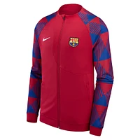 Men's Nike  Red Barcelona 2023/24 Academy Pro Anthem Raglan Performance Full-Zip Jacket
