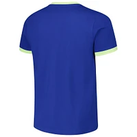Men's  Royal Barcelona Goal Line Ringer T-Shirt