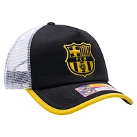 Unisex Black Barcelona Strike One8th Trucker Adjustable Hat