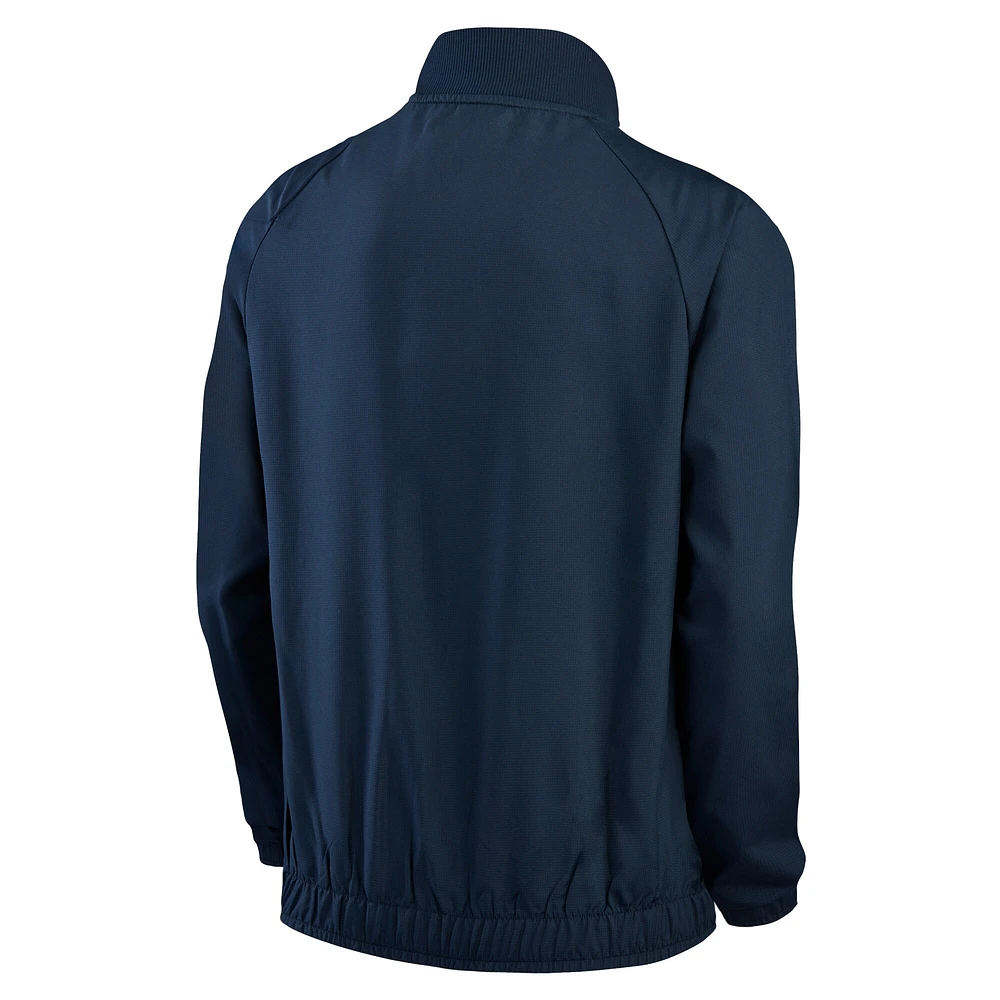 Women's Nike Blue Barcelona Team Anthem Raglan Performance Full-Zip Jacket