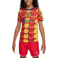 Youth Nike Gold Barcelona 2023/24 Drac Pack Academy Pro Pre-Match Top
