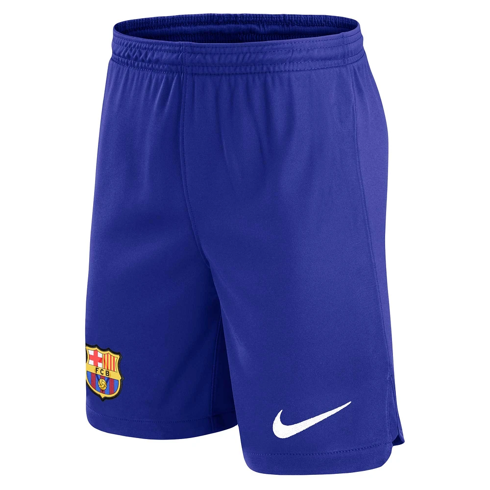 Youth Nike Navy Barcelona 2022/23 Home Stadium Performance Shorts