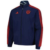 Men's adidas  Blue Bayern Munich 2023/24 Reversible Anthem Full-Zip Jacket