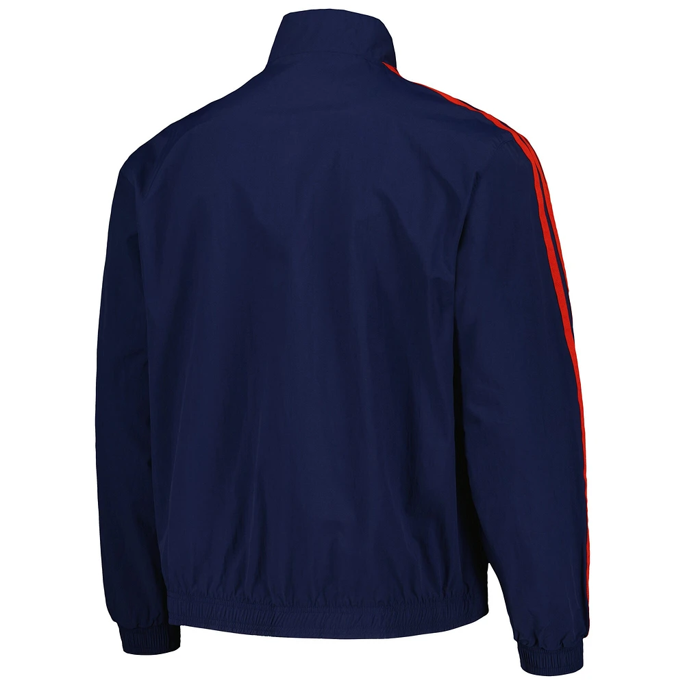 Men's adidas  Blue Bayern Munich 2023/24 Reversible Anthem Full-Zip Jacket