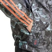 Men's adidas Camo Bayern Munich Raglan Hoodie Windbreaker Full-Zip Jacket