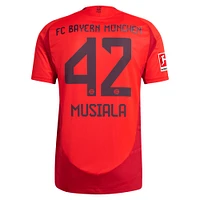 Men's adidas Jamal Musiala Red Bayern Munich 2024/25 Home Authentic Player Jersey