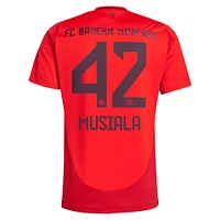 Men's adidas Jamal Musiala Red Bayern Munich 2024/25 Home Replica Player Jersey