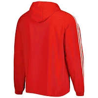 Men's adidas Red Bayern Munich DNA Raglan Full-Zip Hoodie Windbreaker Jacket