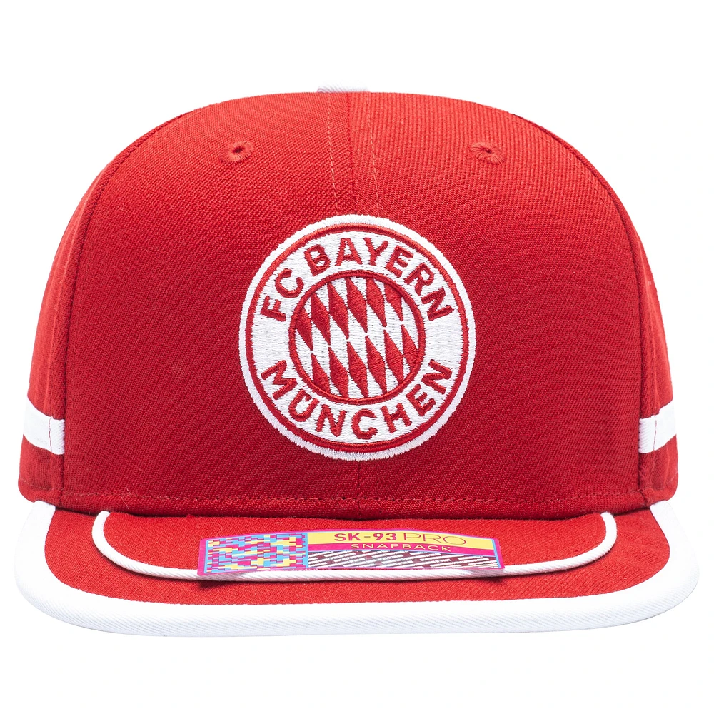 Unisex Red Bayern Munich Offshore Snapback Hat