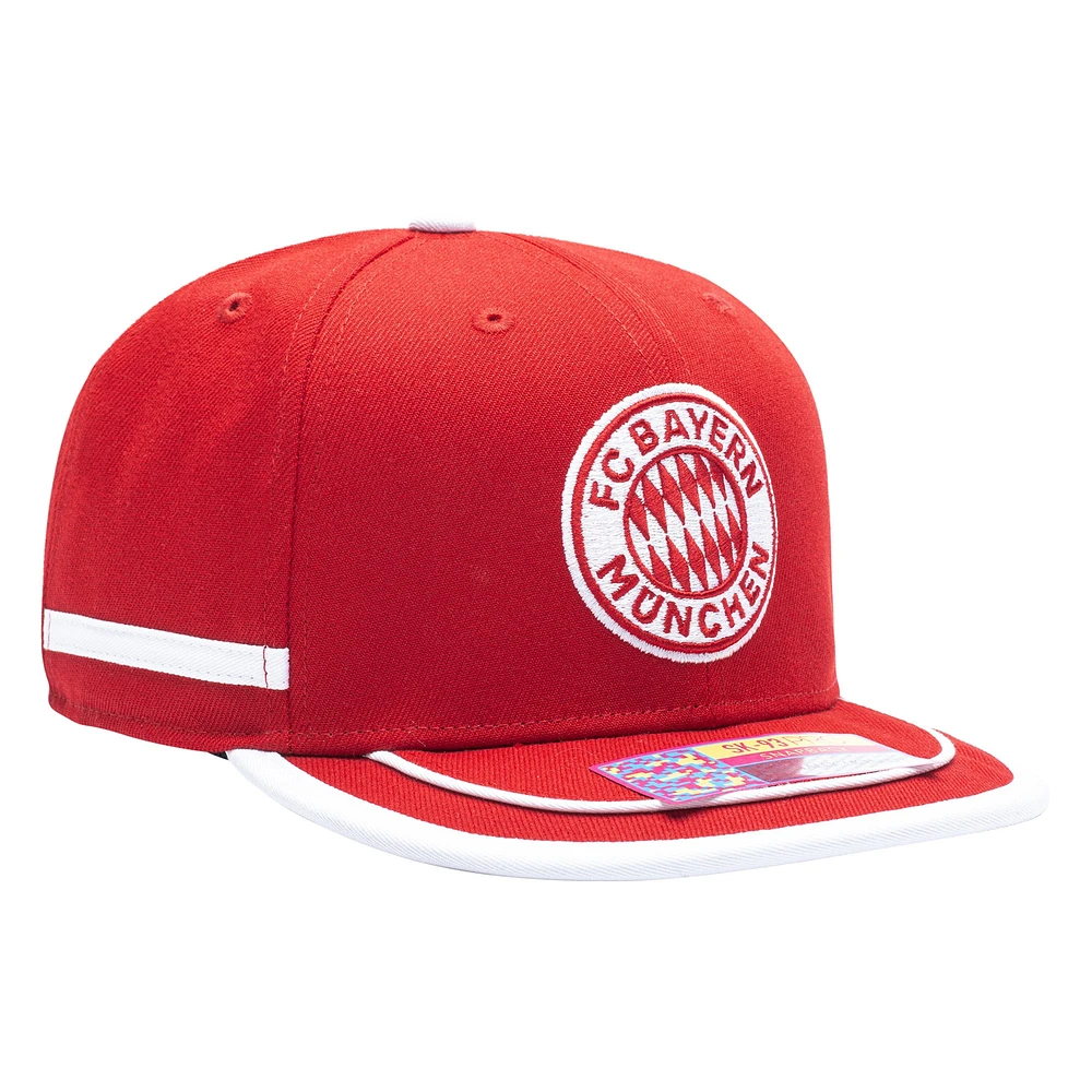 Unisex Red Bayern Munich Offshore Snapback Hat