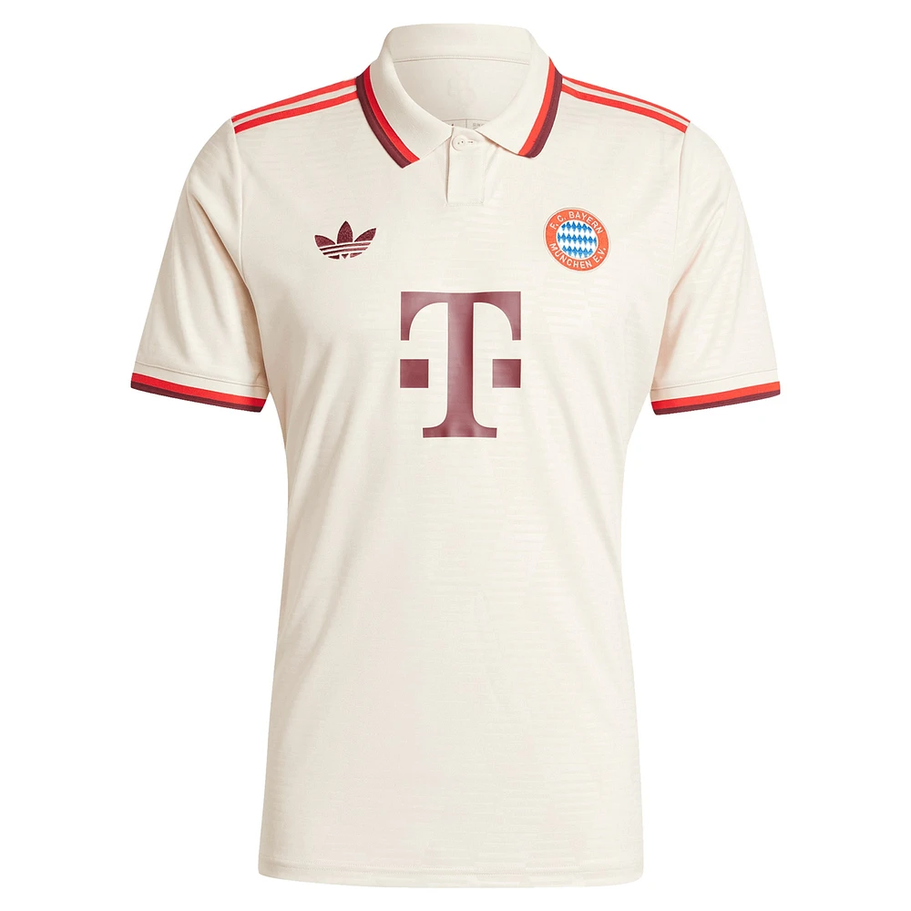 Youth adidas Originals Cream Bayern Munich 2024/25 Third Replica Jersey