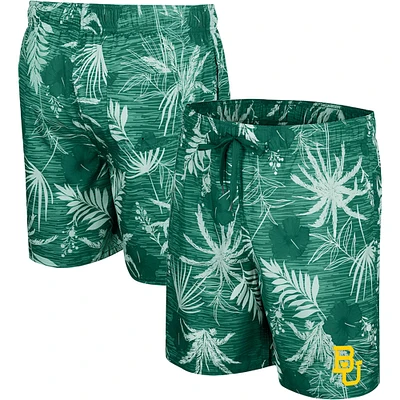 Colosseum Green Baylor Bears What Else is New Swim Shorts pour hommes