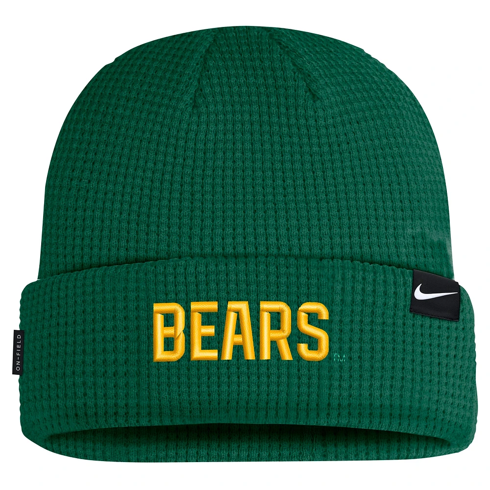 Men's Nike Green Baylor Bears 2024 Sideline Terra Cuffed Knit Hat