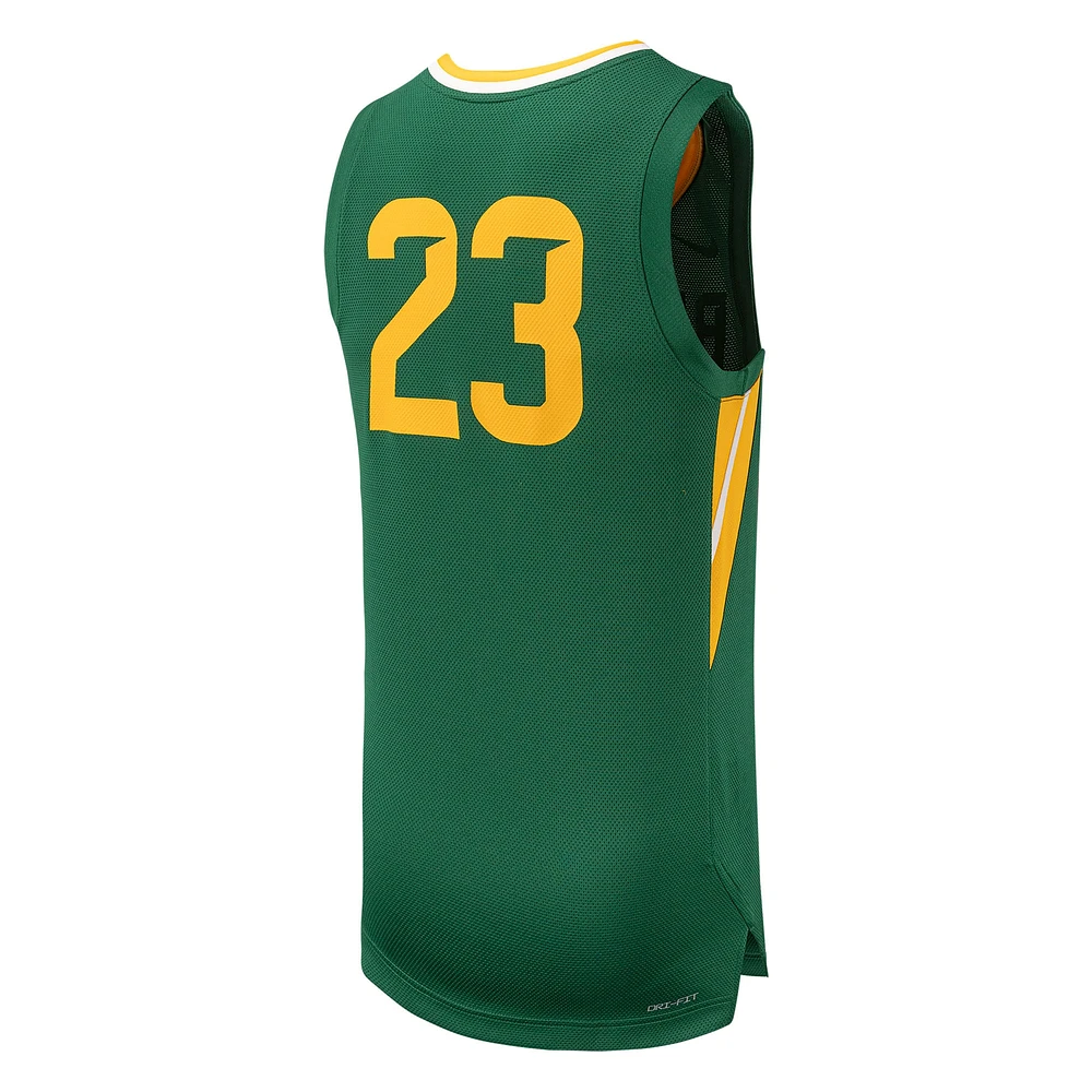 Men's Nike #23 Green Baylor Bears Replica Basketball Jersey