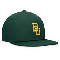 Men's Top of the World Green Baylor Bears Fundamental Snapback Hat