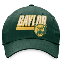 Men's Top of the World Green Baylor Bears Slice Adjustable Hat
