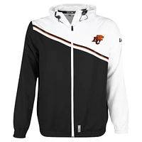 Men's New Era Black BC Lions Pinnacle Woven Ripstop Full-Zip Jacket