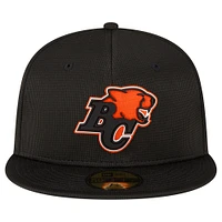 Men's New Era  Black BC Lions Sideline 59FIFTY Fitted Hat