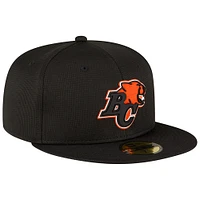 Men's New Era  Black BC Lions Sideline 59FIFTY Fitted Hat