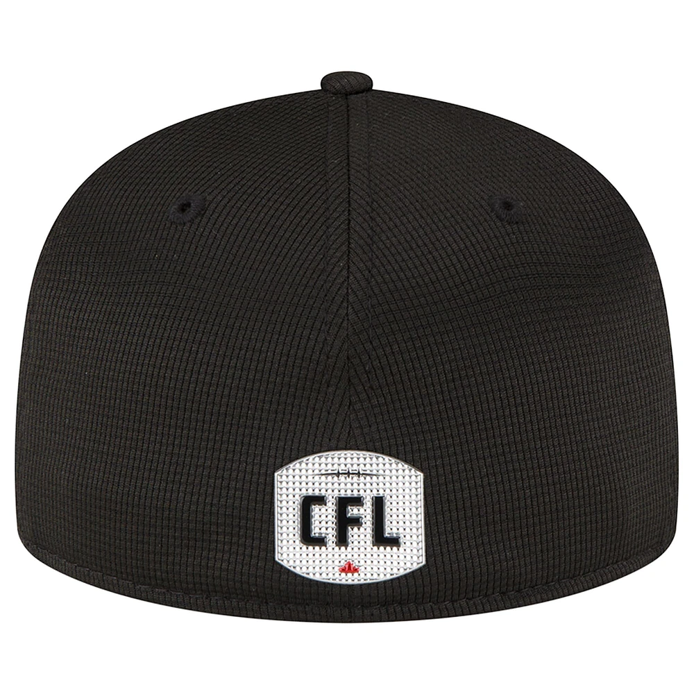 Men's New Era  Black BC Lions Sideline 59FIFTY Fitted Hat