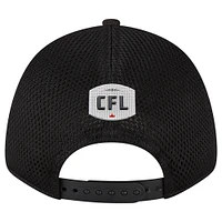 Men's New Era  Black BC Lions Sideline 9FORTY Adjustable Hat