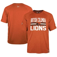 Men's New Era  Orange BC Lions Sideline Varsity Performance T-Shirt