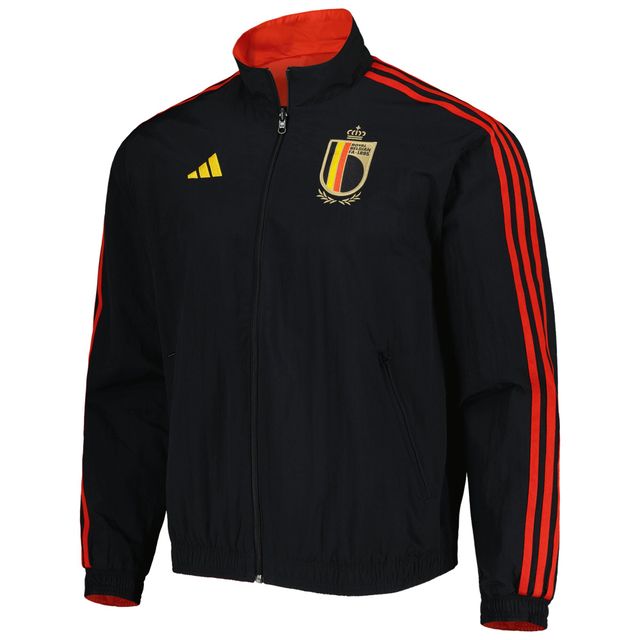 Veste Homme adidas Rouge/Noir Belgium National Team AEROREADY Reversible Anthem Full-Zip Jacket
